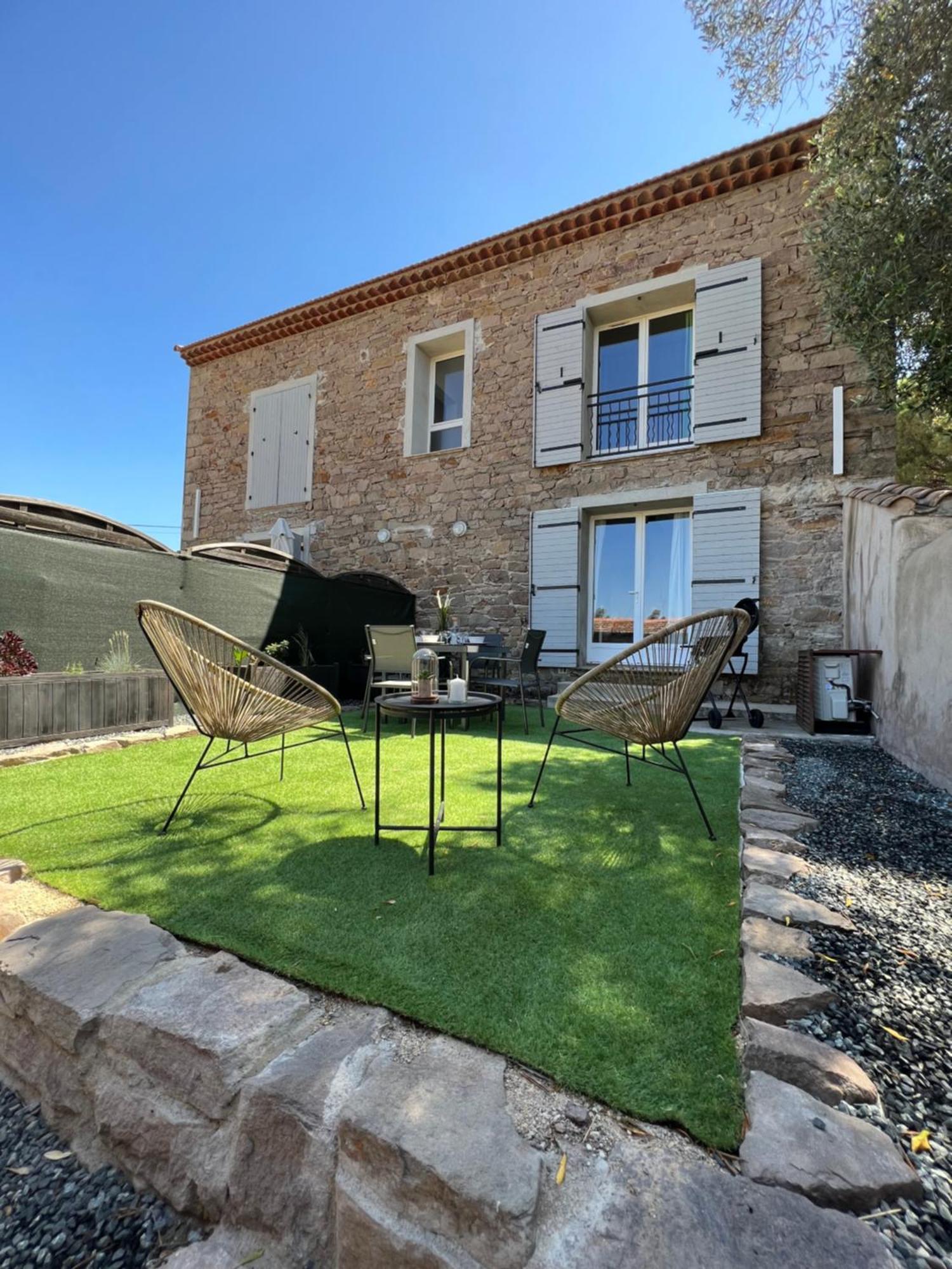 La Bastide Saint Pierre T2 - Jardin Lägenhet Roquebrune-sur Argens Exteriör bild